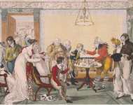 Bosio Francois-Joseph Card Game  - Hermitage